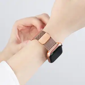 Bracelete Milanesa 42/44/45mm Rose Gold