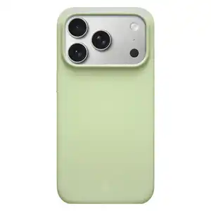 Funda en Silicona Líquida Magsafe iPhone 17 Pro Verde Claro