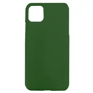 Coque iPhone en Cuir Personnalisable 11 Pro Letras Sem Cor Vert