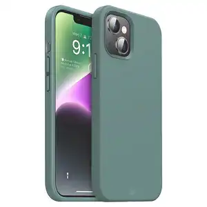 Funda en Silicona Líquida Magsafe iPhone 15 Plus Verde