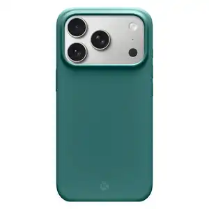 Vloeibare Siliconen MagSafe-hoes voor iPhone Groen 17 Pro Max