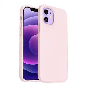 Capa Silicone Líquido Magsafe iPhone 11 Rosa