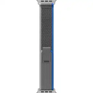 Bracelet en Nylon pour Apple Watch 42/44/45/49mm blue+grey