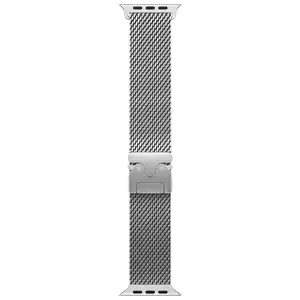 Apple Watch Milanese Band met Rits 42   49mm Zilverkleurig