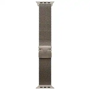 Bracelete Apple Watch Milanesa com Fecho 42   49mm Titânio