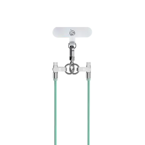 Siliconen lanyard met USB-C-oplaadfunctie