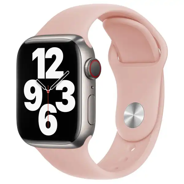 Bracelet en Silicone pour Apple Watch 38/40/41mm M/L Sable