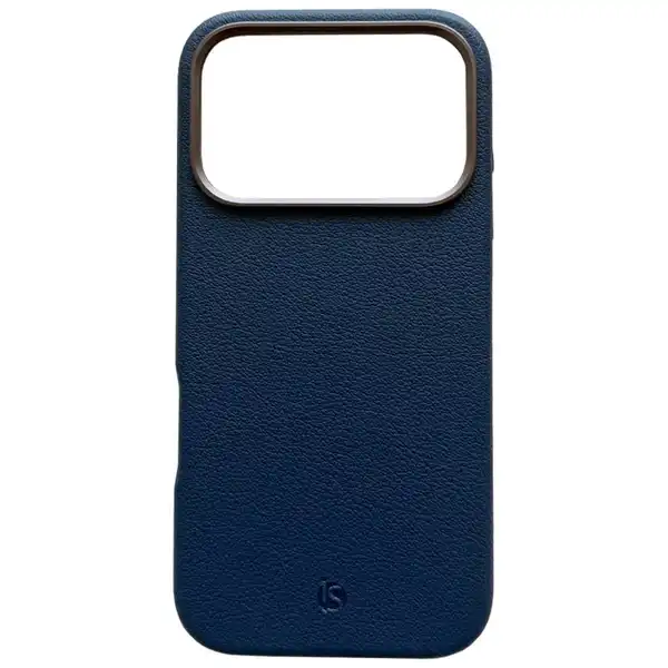 Funda de Cuero MagSafe Azul iPhone 17 Pro Max