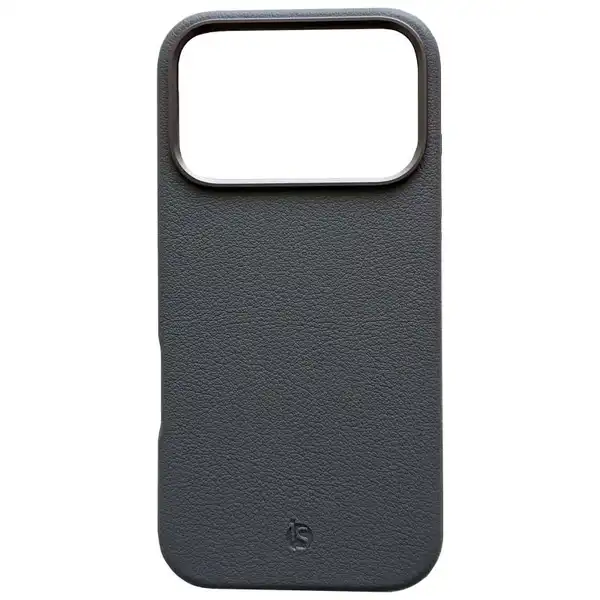 Funda de Cuero MagSafe Gris iPhone 17 Pro Max