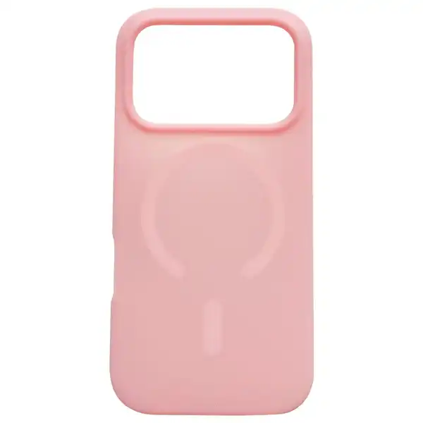 Funda Transparente Colorida MagSafe iPhone 17 Pro Max Rosa