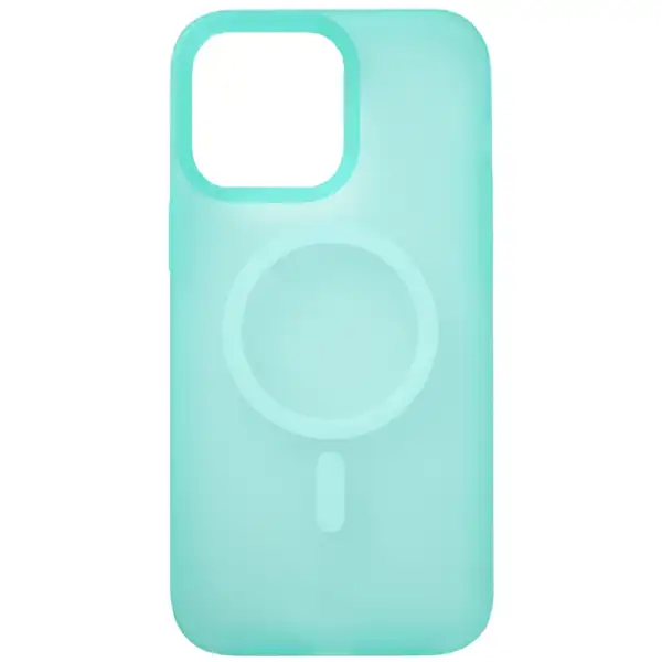 Coque Transparent Colorée MagSafe iPhone 15 Pro Vert