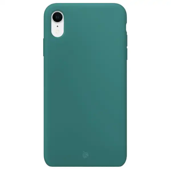Funda en Silicona Líquida Magsafe iPhone XR Verde