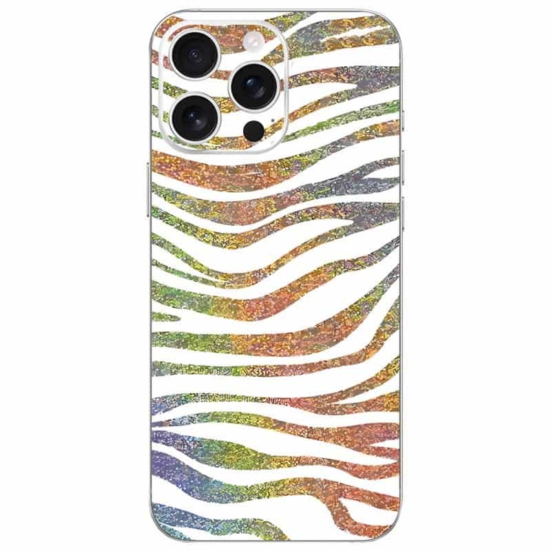 Skin iPhone Glitter Zebra
