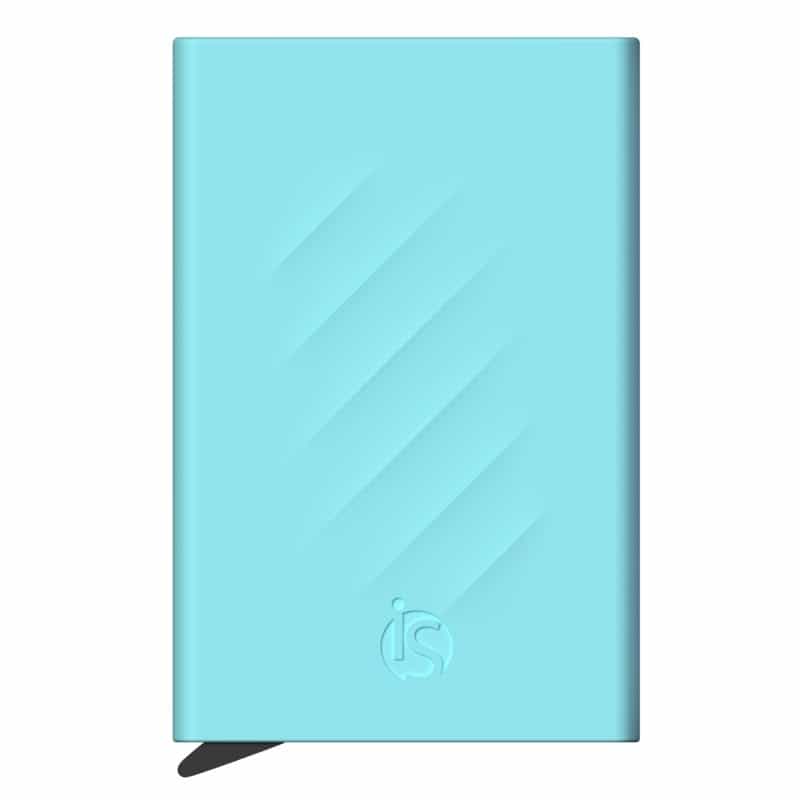 Porta Cartões em Silicone Turquesa