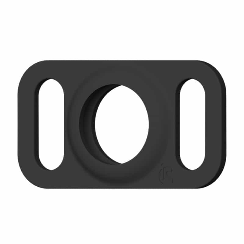 Housse AirTag pour collier Noir
