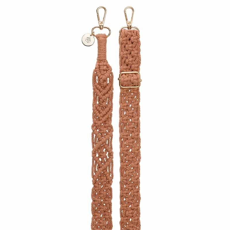 Cordão de Telemóvel em Macramé Cinnamon