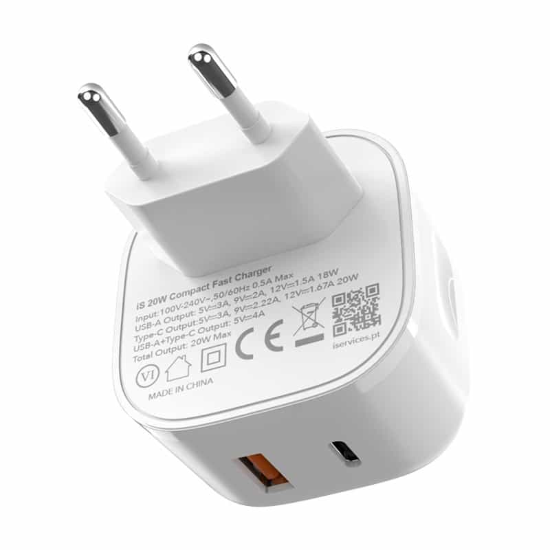 Cargador de Pared Compacto 20W
