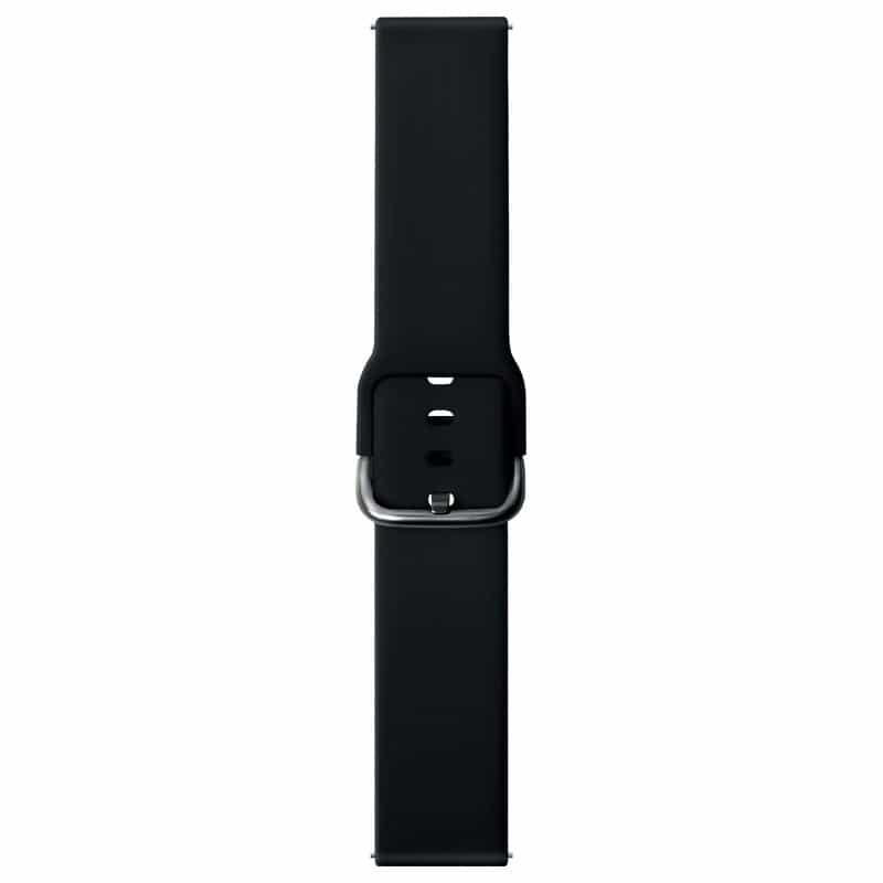 Bracelet Montre Connectée en Silicone Noir