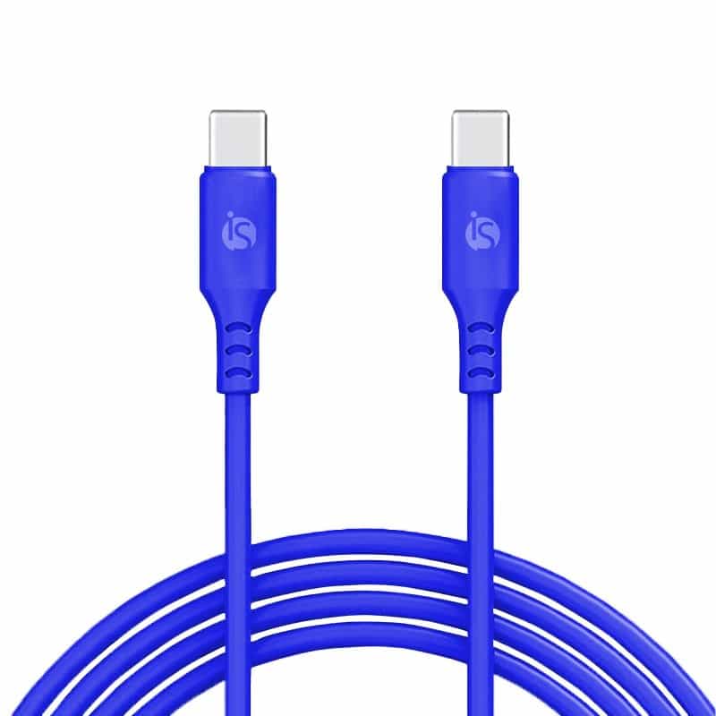 Câble en Silicone Liquide (USB-C - USB-C) Bleu