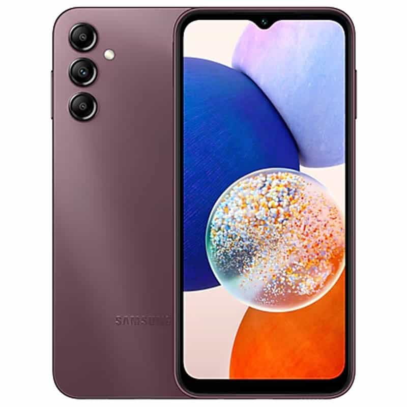 Samsung Galaxy A14 128 GB Donker rood Geweldig