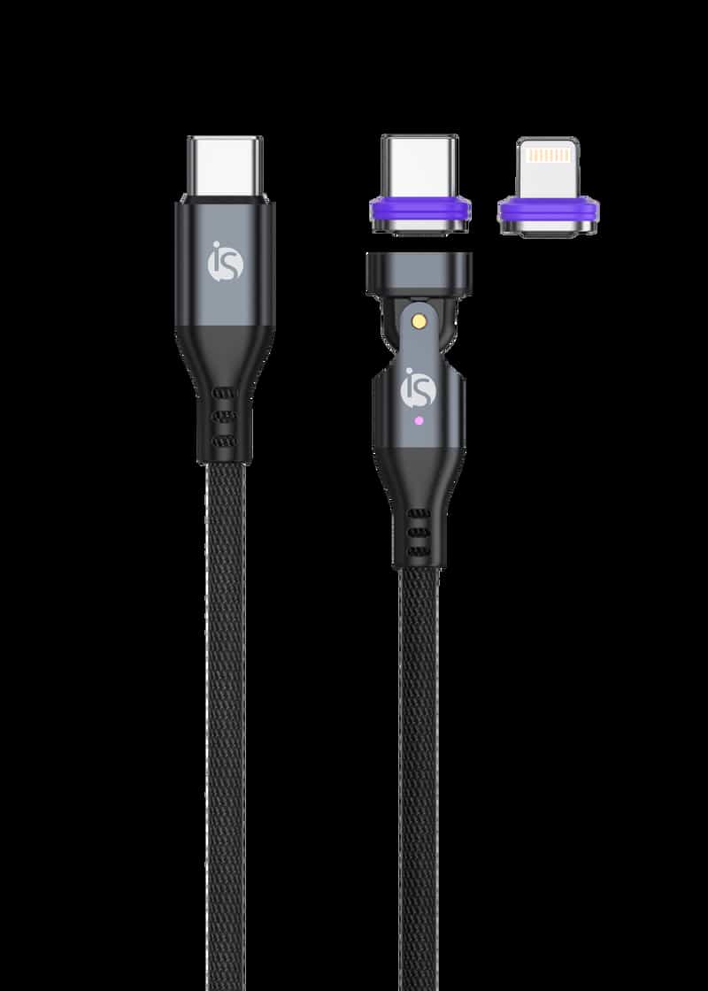 Cable USB-C Lightning con Extremos Extraíbles
