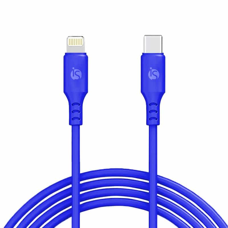 Cable USB-C - (Lightning y USB-C) Azul USB C   Lightning
