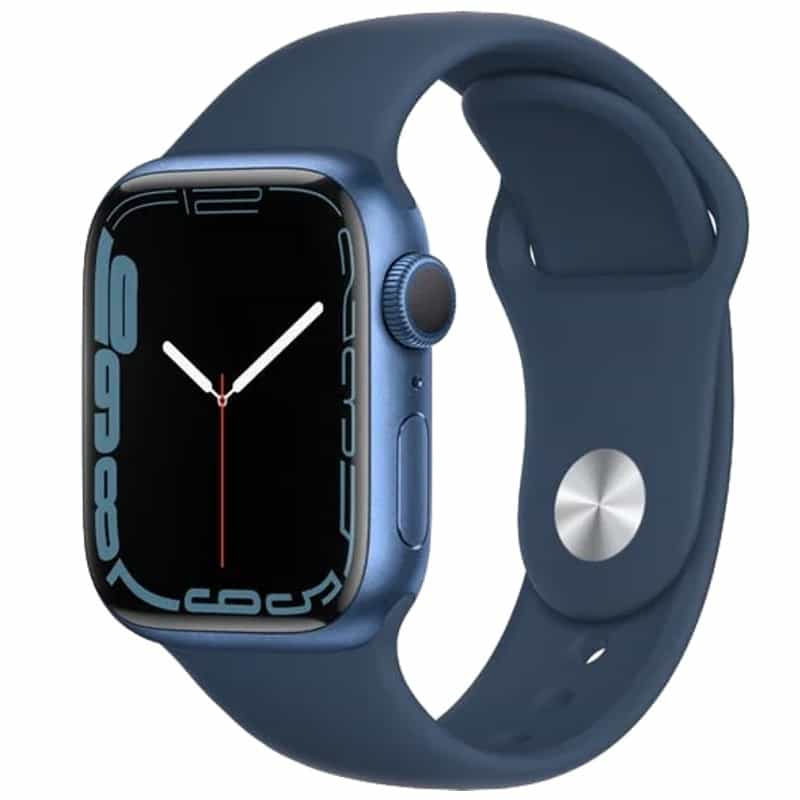 Apple Watch Series 7 45 mm Blauw Goed GPS + mobiel