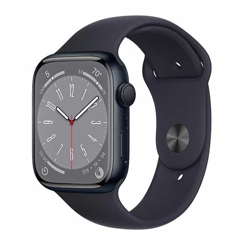 Apple Watch Series 7 45 mm Goed GPS + mobiel Middernacht
