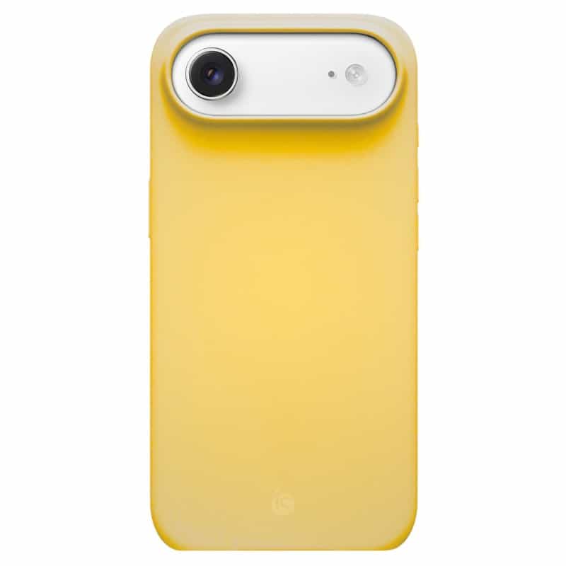 Funda en Silicona Líquida Magsafe iPhone Amarillo Air