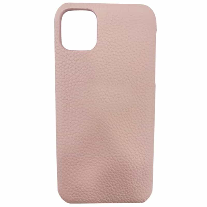 Capa em Pele para iPhone Personalizável Areia 11 Pro Letras Sem Cor