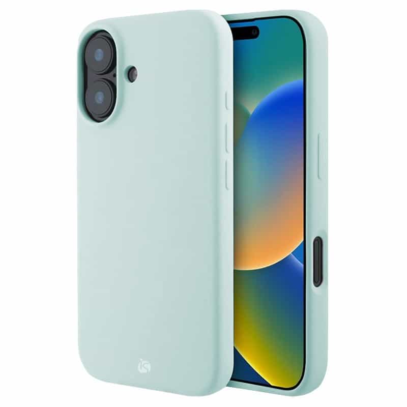Funda en Silicona Líquida Magsafe iPhone Azul Claro 17