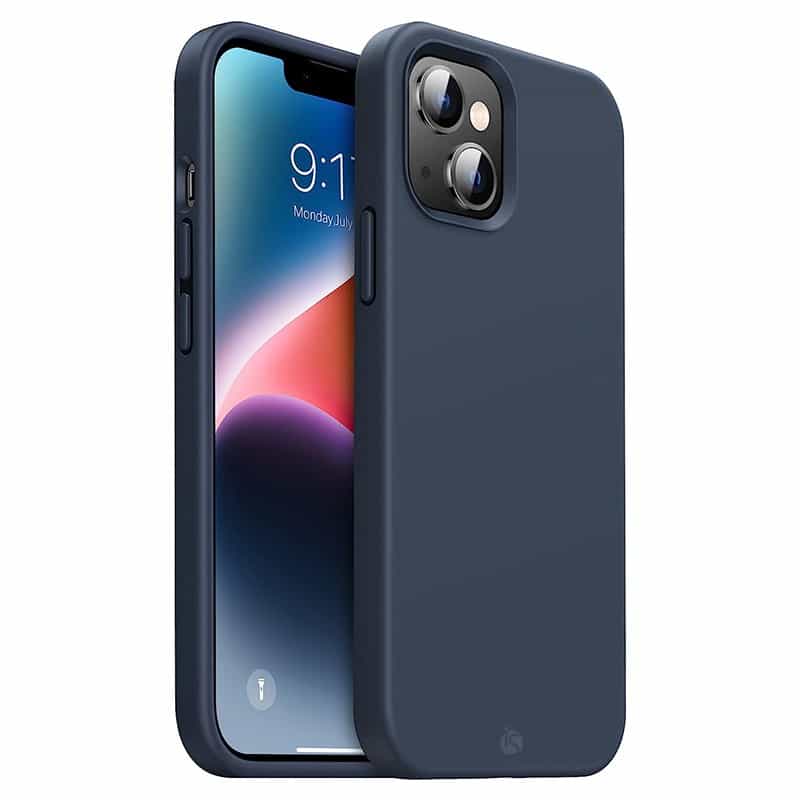 Funda en Silicona Líquida Magsafe iPhone Azul 13 Mini