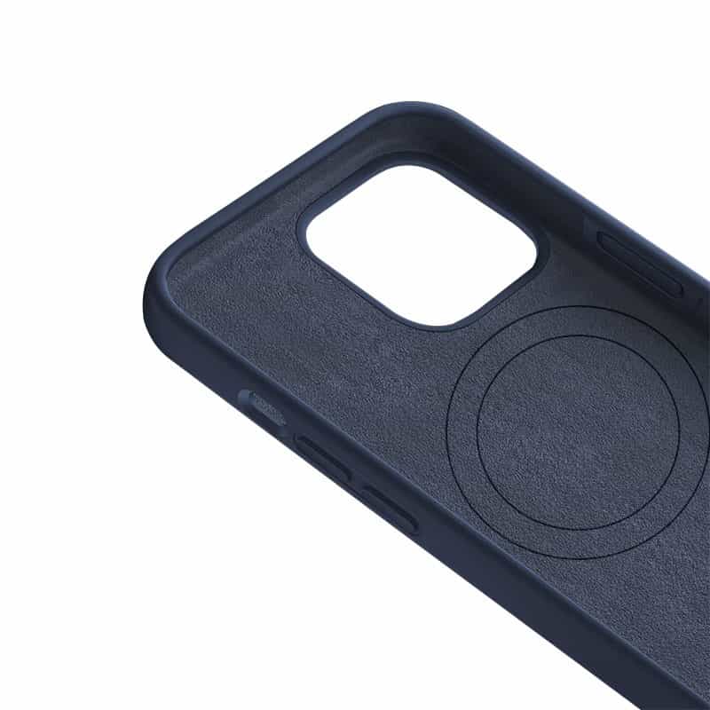 Capa Silicone Líquido Magsafe iPhone Azul 16e