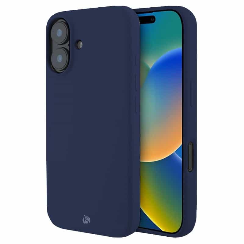 Funda en Silicona Líquida Magsafe iPhone Azul 17