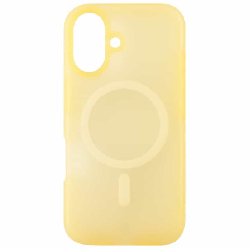 Capa Transparente MagSafe Colorida Amarelo iPhone 16