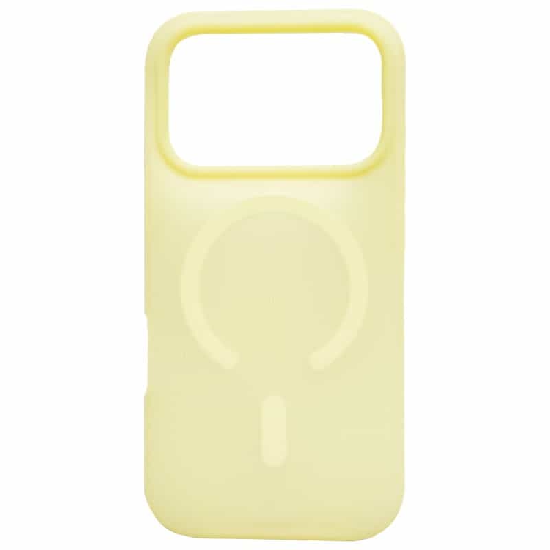 Funda Transparente Colorida MagSafe Amarillo iPhone 17 Pro