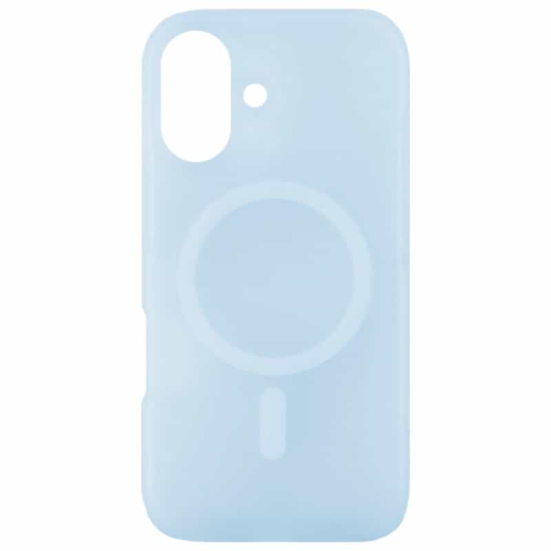 Coque Transparent Coloré MagSafe Bleu Clair iPhone 16