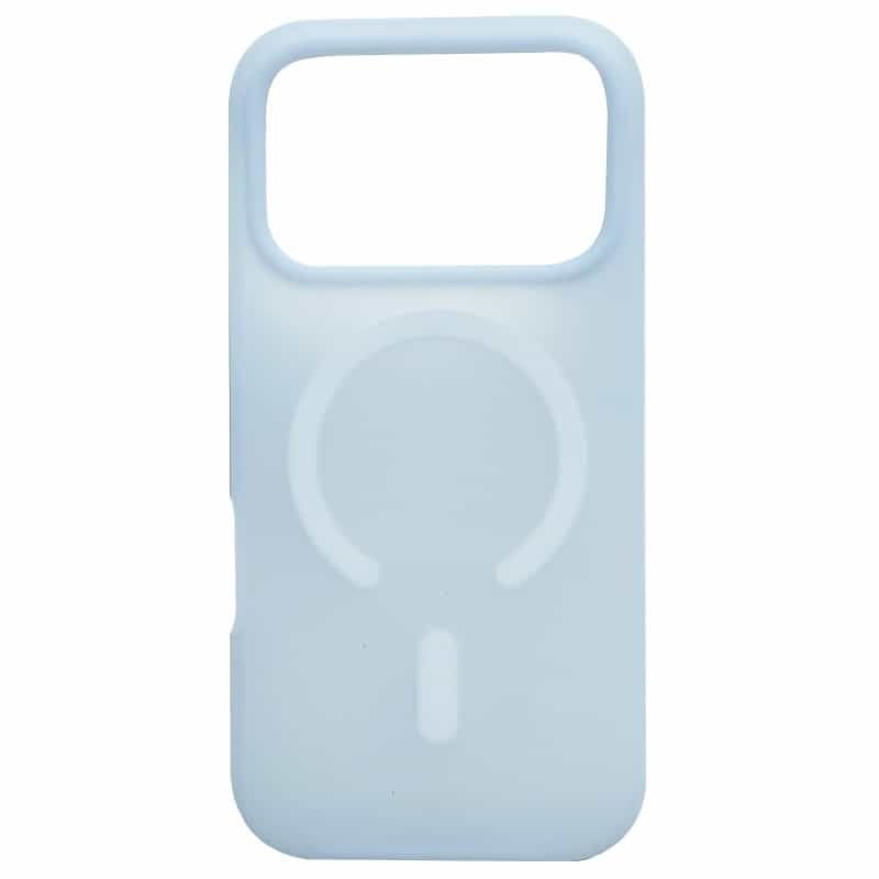 Funda Transparente Colorida MagSafe Azul Claro iPhone 17 Pro Max