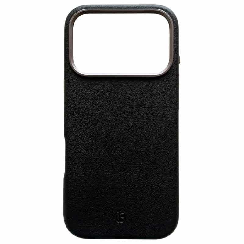 Funda de Cuero MagSafe iPhone 17 Pro Max Negro