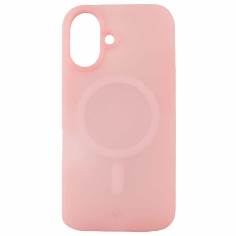 Capa Transparente MagSafe Colorida iPhone 16 Rosa