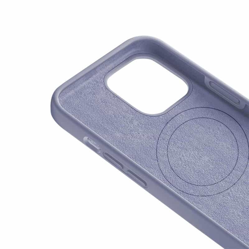 Capa Silicone Líquido Magsafe iPhone 16 Pro Lavanda