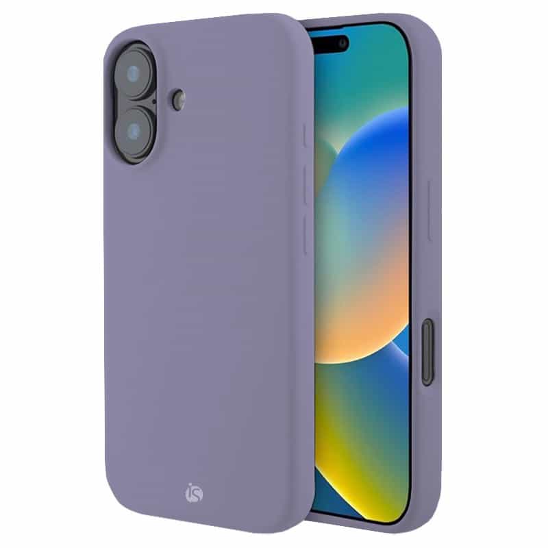 Coque en Silicone Liquide Magsafe pour iPhone 17 Lavanda