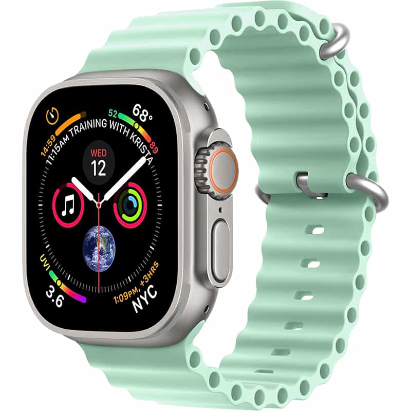Ocean Strap para Apple Watch 42/44/45/49mm Band Pistachio