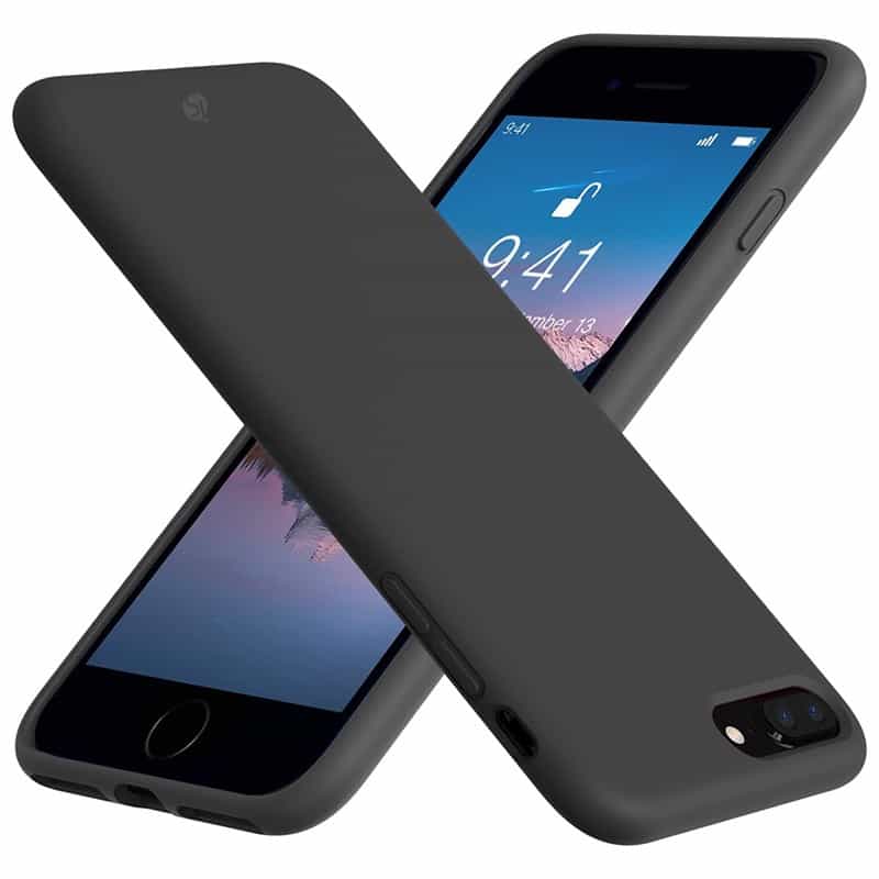 Capa Silicone Líquido Magsafe iPhone 8 Plus Preto