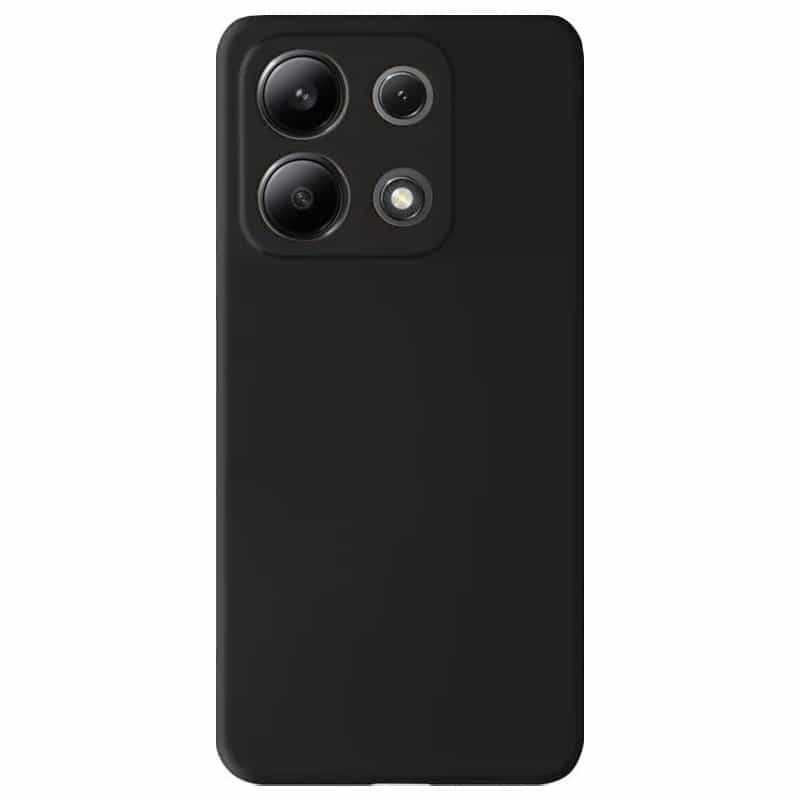 Coque Xiaomi en Silicone Noir Redmi Note 14 4G