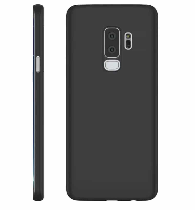 Capa de Silicone para Samsung Preto S9 Plus