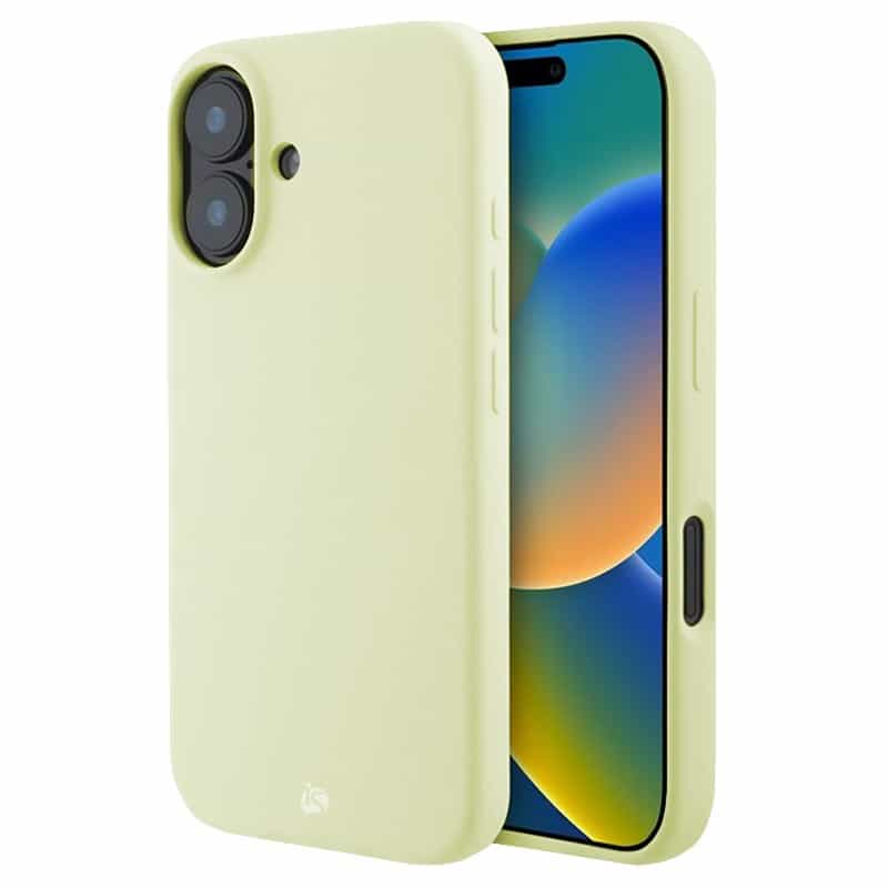 Coque en Silicone Liquide Magsafe pour iPhone 17 Vert Clair