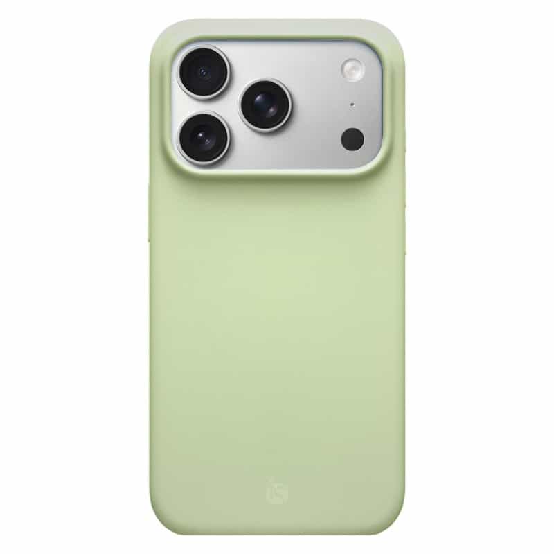 Coque en Silicone Liquide Magsafe pour iPhone 17 Pro Max Vert Clair