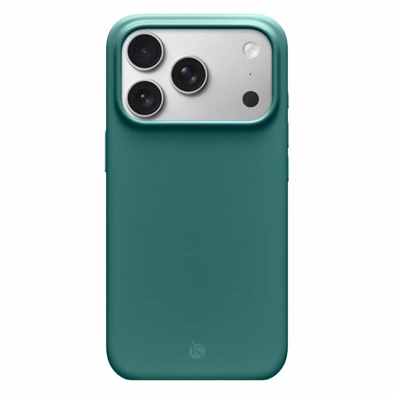 Funda en Silicona Líquida Magsafe iPhone 17 Pro Verde