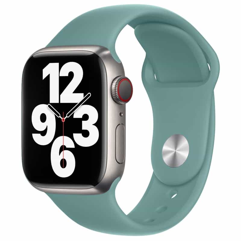 Correa en Silicona para Apple Watch 38/40/41mm   M/L Verde